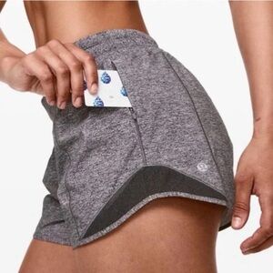 lululemon athletica Hotty Hot Women's Charcoal Athletic Shorts